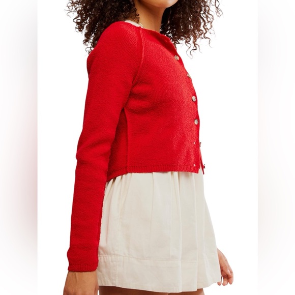 Free People Sydney Shrunken Cardigan, Size XSMALL - Picture 3 of 15